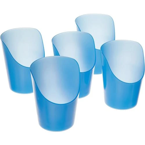 Tasses Flexi Cut Bleues, 2oz, Pack de 5 - Vue principale