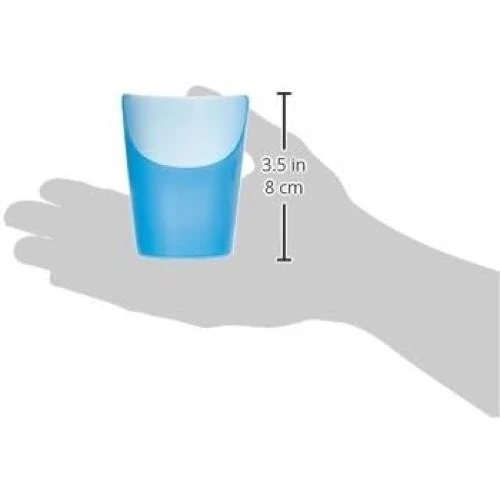Zoom sur Tasses Flexi Cut Bleues, 2oz, Pack de 5