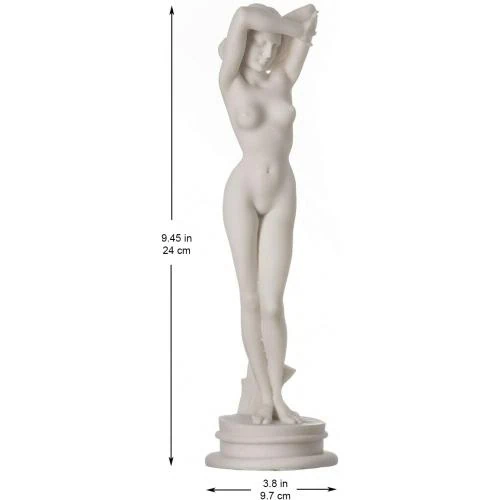 Détail de Aphrodite Statue Sexy Femme Nue Albâtre BeautifulGreekStatues