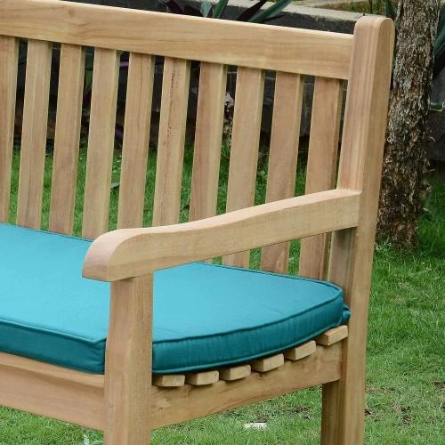 Zoom sur Banc Teck Massif Notting Hill 130 cm, Teck'Attitude