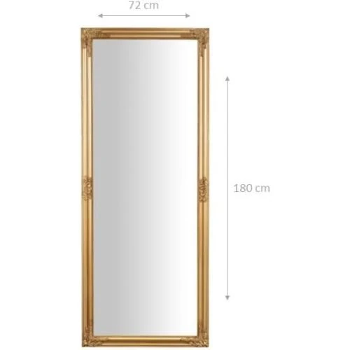 Détail de Miroir Mural Biscottini, Bois, Salon, Chambre, XXL