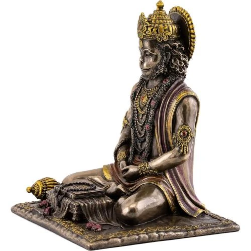 Détail de Sculpture Hanuman, dieu hindou force, Top Collection