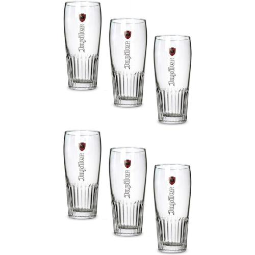 Présentation de Verres Jupiler, Set 6 Pièces, Idéal Bière en situation