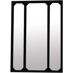 Miroir Atelier Métal Industriel, Style Épuré, 60 cm