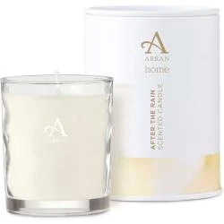 Bougie en Verre Arran After The Rain, Blanc, 8Cl