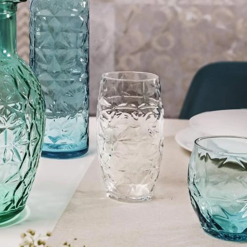 Zoom sur Verres transparents Bormioli Rocco Oriente, lot 6 pièces