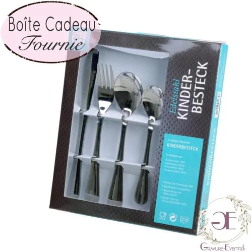 Détail de Couverts Baptême Personnalisés, Prénom, Cadeau Parrain Marraine