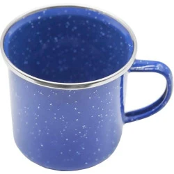 Gobelet camping email incassable bleu Outdoor Saxx