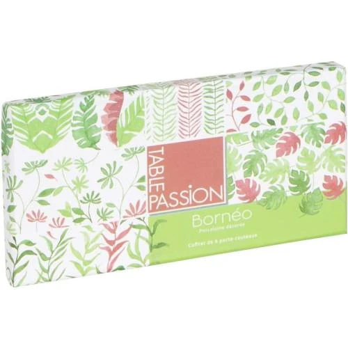 Détail de Coffret 6 Porte Couteaux Borneo Rouge, TABLE PASSION