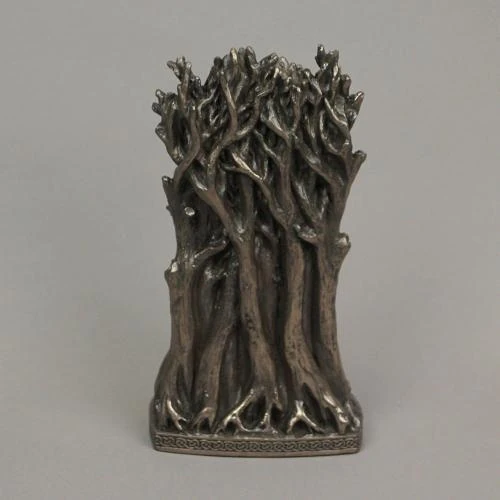 Zoom sur Sculpture résine bronze Hécate déesse grecque Veronese Design
