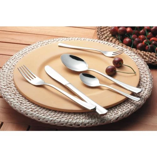Détail de Fourchettes à Dessert Esmeyer Stockholm, Lot de 12, Poli