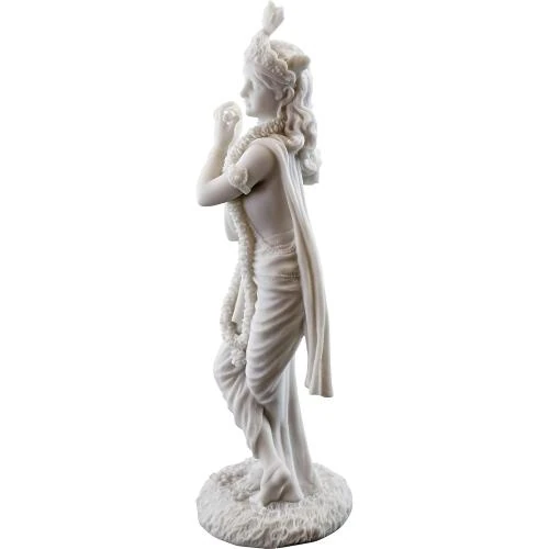Détail de Statue Krishna Marbre Blanc, Top Collection, Sculpture Hindoue