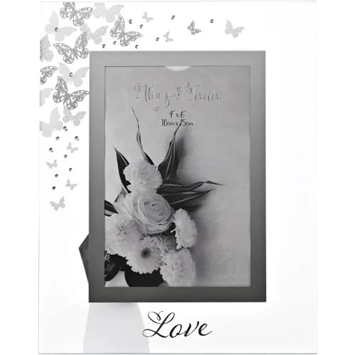 Cadre Photo en Verre, Papillons, Diamants, Widdop - Vue principale
