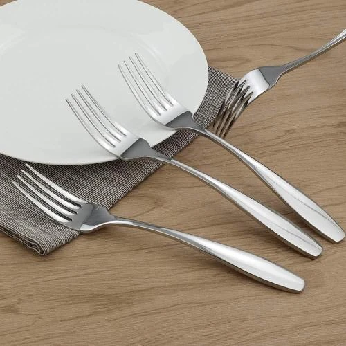 Détail de Lot 12 Fourchettes Acier Inoxydable, Diner Élégant