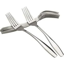 Lot 12 Fourchettes Acier Inoxydable, Diner Élégant