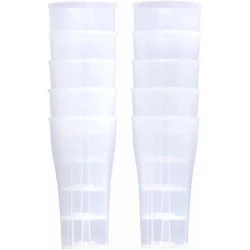 Gobelets réutilisables Beer Up 25cl, transparents, sans BPA