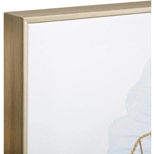 Détail de Atmosphera Toile Imprimée Ginko Encadrée, Décoration Intérieure