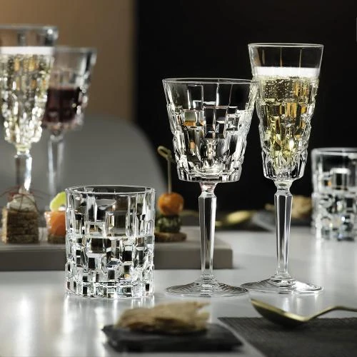 Zoom sur Verres à vin RCR Etna, 6 pièces, verre transparent