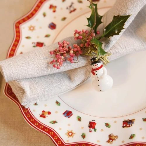 Zoom sur Villeroy et Boch Assiette Plate Blanche Porcelaine Premium