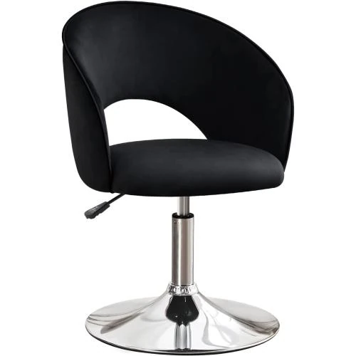 Fauteuil maquillage pivotant 360° Furniliving, noir - Vue principale