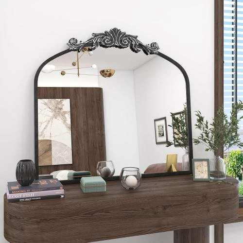 Miroir antique doré SMIROR, cadre baroque vintage - Vue principale