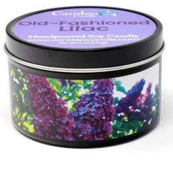Bougie Soja Parfumée Ancienne Lilas, Candeo Candle Violet