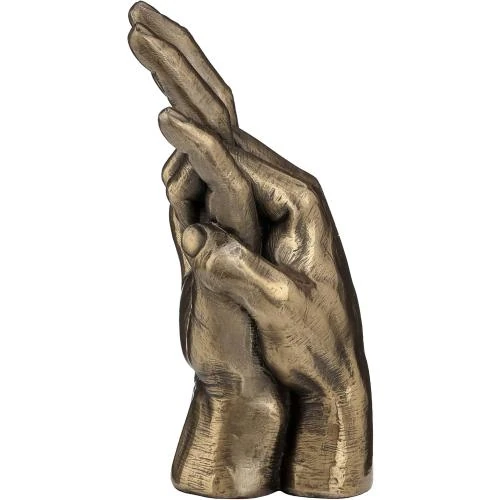 Détail de Sculpture Mains Entrelacées, JFSM INC., Cadeau Anniversaire Mariage