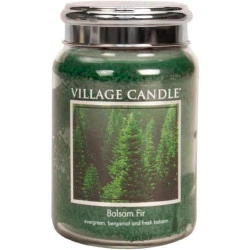 Bougie Village Candle Verte, Grand Format Aromatique