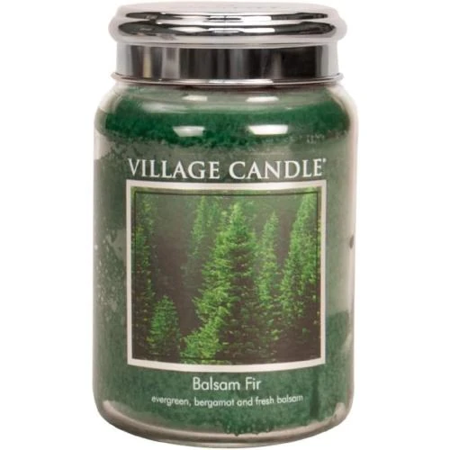 Bougie Village Candle Verte, Grand Format Aromatique - Vue principale