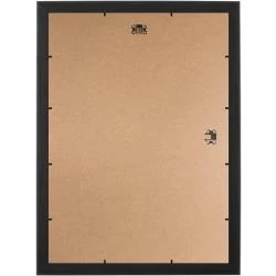 Cadre photo en bois noir, verre acrylique antireflet, puzzle en situation