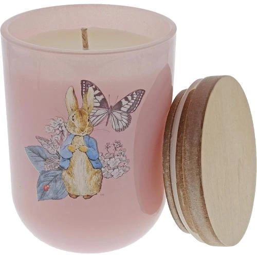 Bougie Peter Rabbit Beatrix Potter, Rose Parfumée - Vue principale