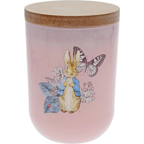 Détail de Bougie Peter Rabbit Beatrix Potter, Rose Parfumée