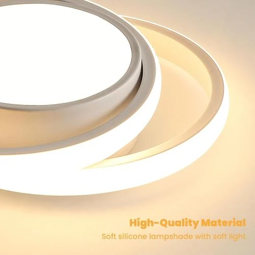 Détail de Plafonnier Moderne 32W, Lumière Chaude 3000K, Ronde