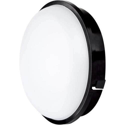 Lampe LED Rond Plafonnier Applique Eclairage Noir 20W - Vue principale
