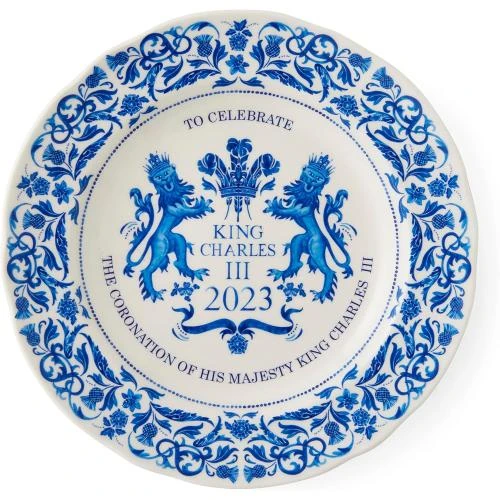 Assiette Portmeirion Bleu Blanc, Design Élégant - Vue principale