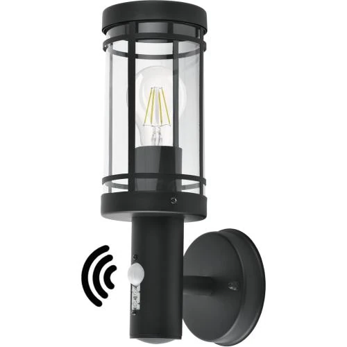 Applique Murale Extérieure QFZWJ, Acier Inoxydable, Noir - Vue principale