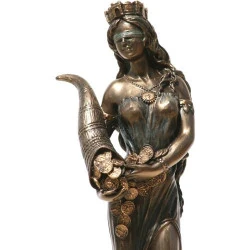 Statue Deesse Fortune Tyche Luck Fortuna Greekartshop