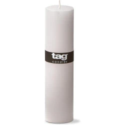 Bougie Pilier Non Parfumée Blanche TAG 100056