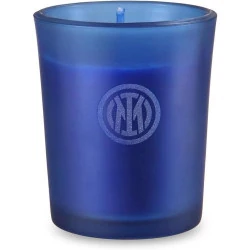 Bougie parfumée verre Inter, parfum santal Nerazzurra