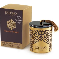 Bougie parfumée rechargeable Esteban Légende d'Orient
