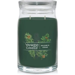 Bougie parfumée Balsam, Cèdre, Yankee Candle, 60h 