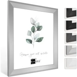 Cadre Photo RIA Aluminium Poli, Décor Élégant