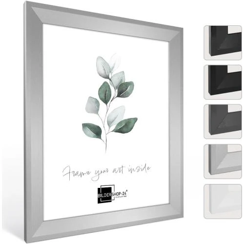 Cadre Photo RIA Aluminium Poli, Décor Élégant - Vue principale