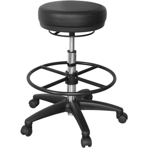 Détail de Tabouret de Travail FineBuy, Pivotant, Look Moderne, Roulettes