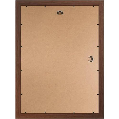 Zoom sur Cadre photo sur mesure Bymoris, Wenge Marron, antireflet
