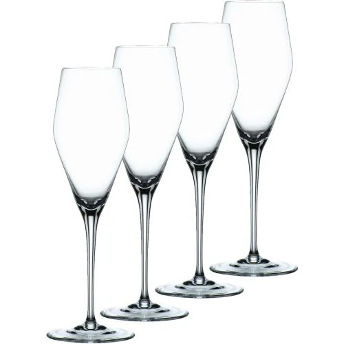 Verres flûtes à champagne transparent, ensemble 4 Spiegelau Nachtmann - Vue principale