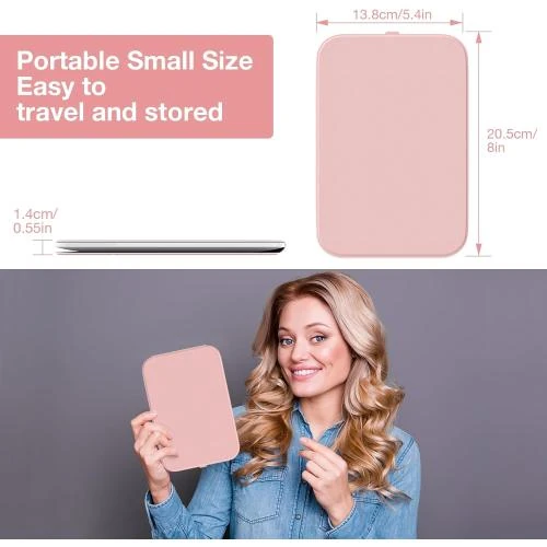 Détail de Miroir maquillage voyage, portable, éclairage LED 3 couleurs