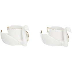 Karaca Set 2 Tasses Café Moka Porcelaine Robuste