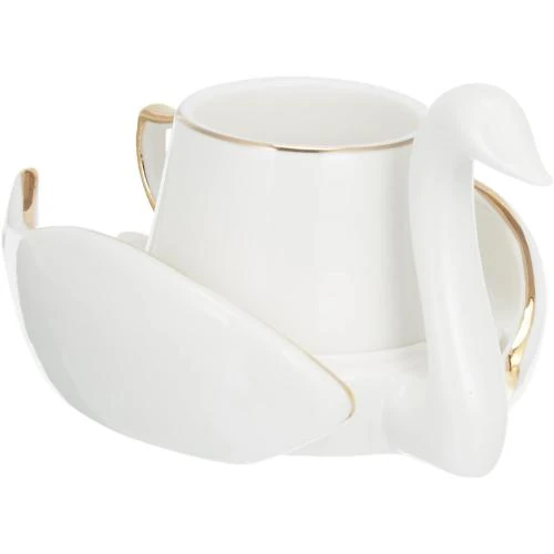 Détail de Karaca Set 2 Tasses Café Moka Porcelaine Robuste