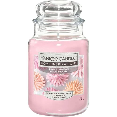 YANKEE CANDLE Grand pot Fleur de sucre parfumée - Vue principale